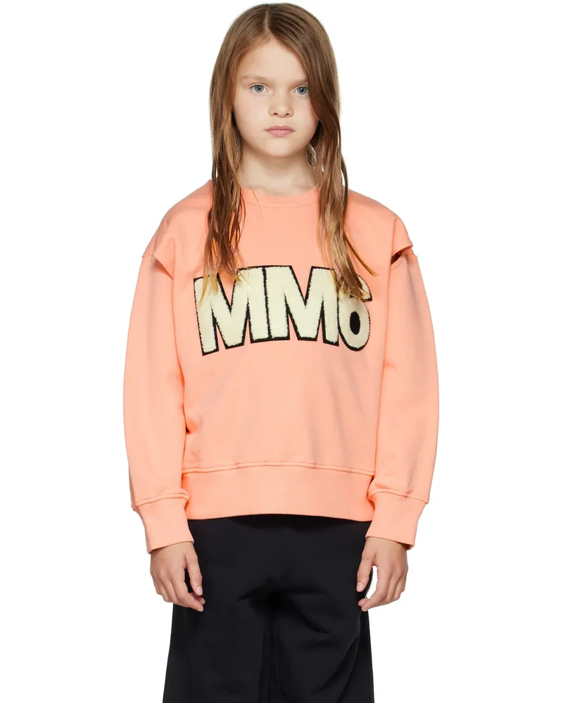 Maison Margiela Kids Pink Cutout Sweatshirt M6302