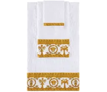 White 'I Love Baroque' Towel Set, 5 pc