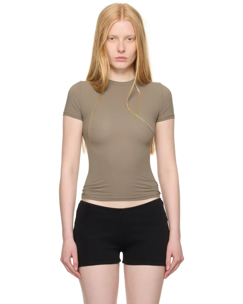 SKIMS Taupe Fits Everybody T-shirt Truffle