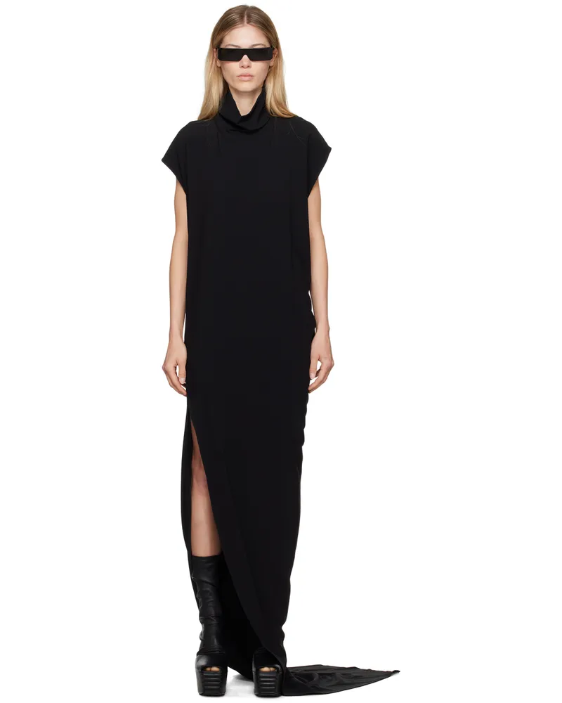 Rick Owens Black Porterville Edfu T Maxi Dress 09