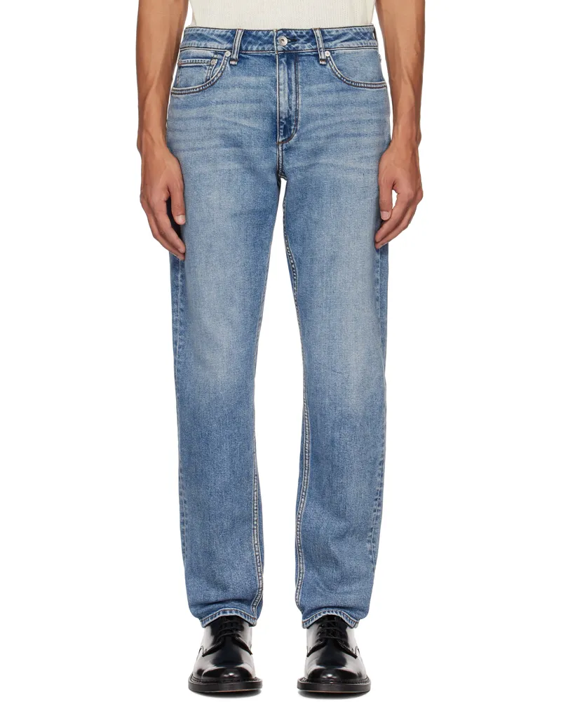 Rag & Bone Blue Fit 3 Athletic Fit Jeans Gordon