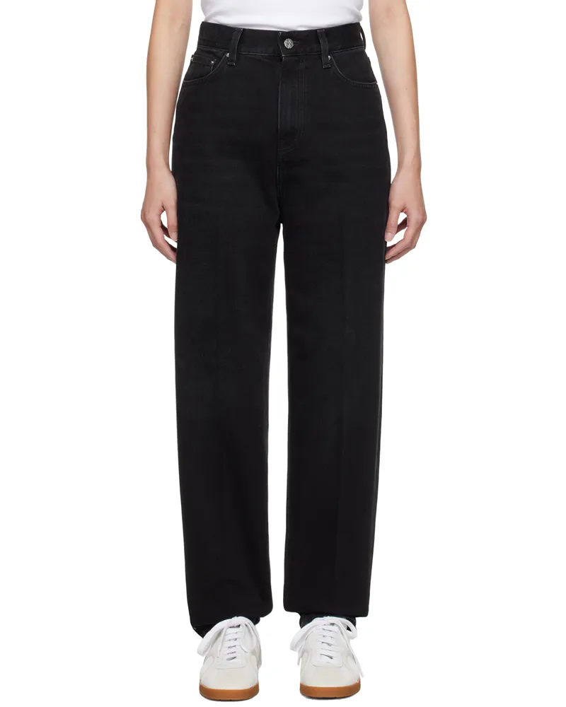 Totême Black Tapered Jeans 230