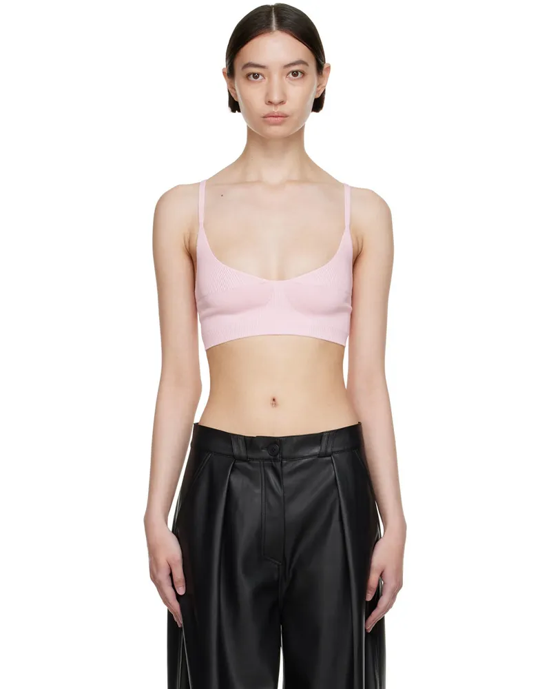 Olēnich Pink Viscose Tank Top Ice-cream