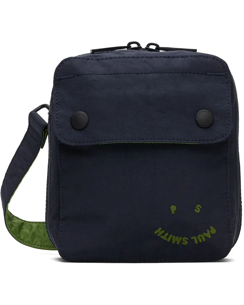 Paul Smith Blue Nylon Bag 49