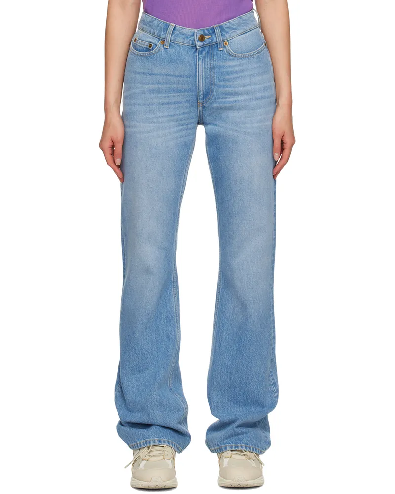 Stockholm (Surfboard) Club Blue Bootcut Jeans Light