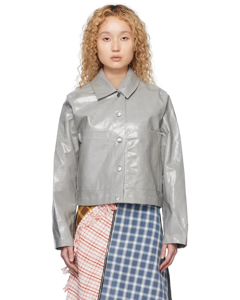 Song For The Mute SSENSE Exclusive Gray Jacket Grey