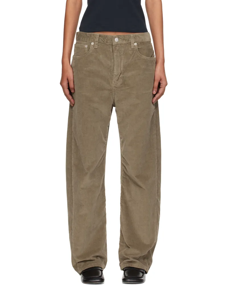 Studio Nicholson Taupe Denjo Jeans Lichen