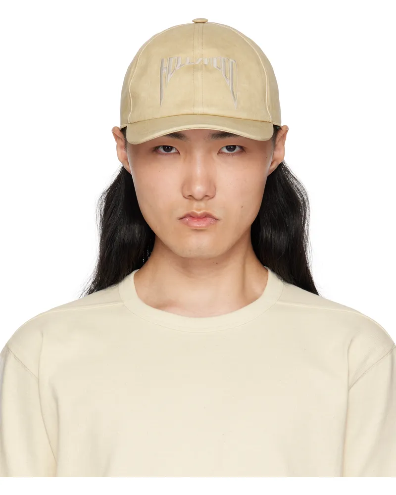 DRKSHDW by Rick Owens Beige 'Hollywood' Baseball Cap 8108