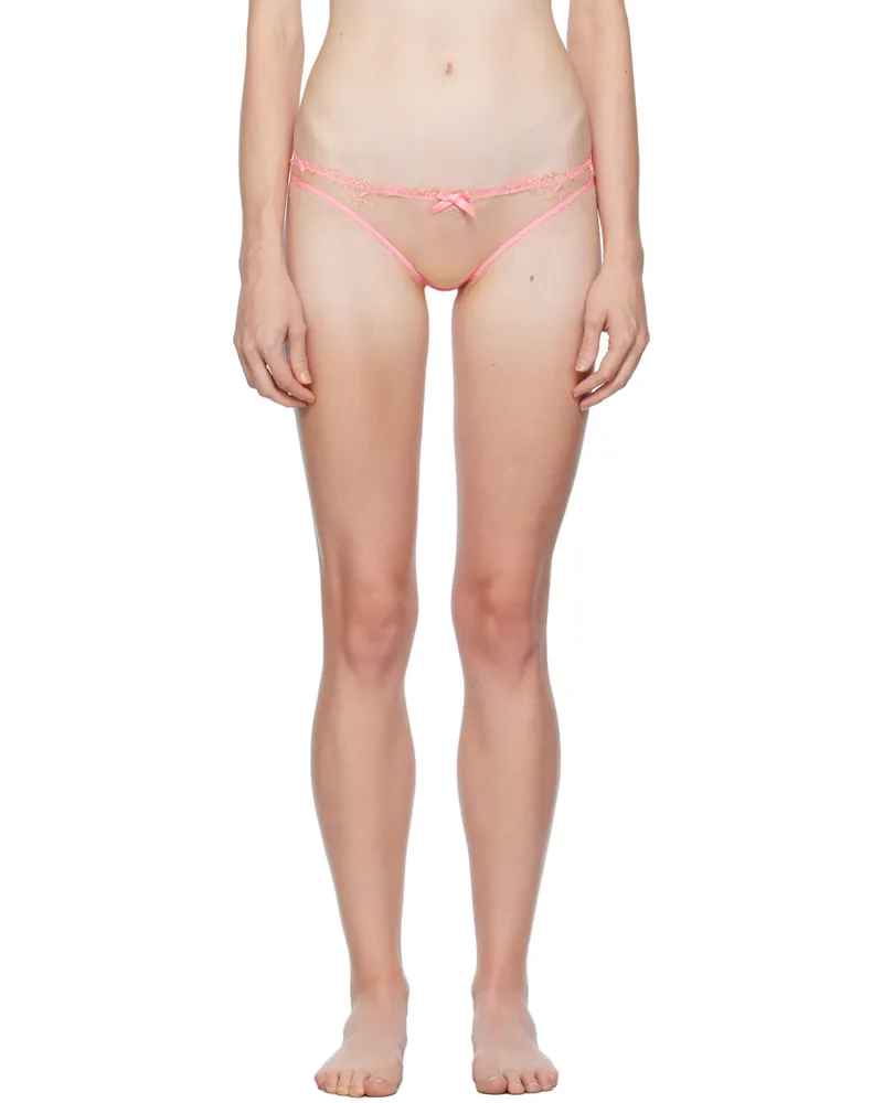 Agent Provocateur Pink Tessy Briefs 650691