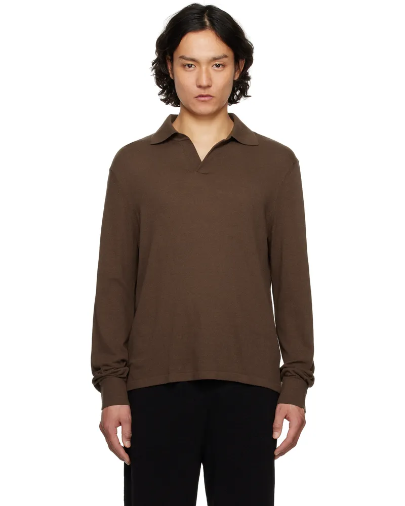 The Row Brown Stafford Polo Cho