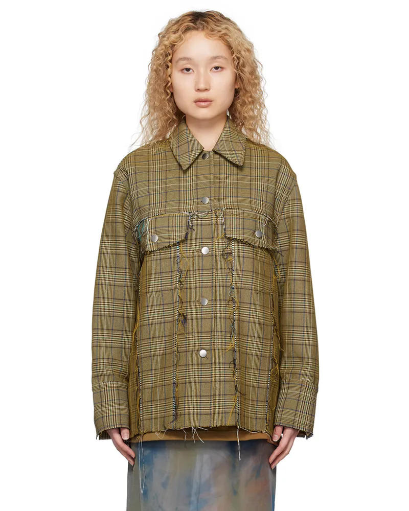 Song For The Mute Beige Long Jacket Beige