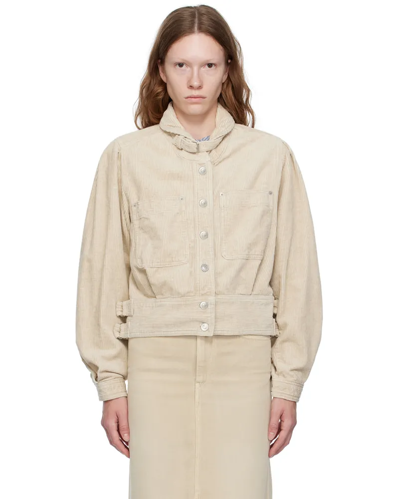Étoile Isabel Marant Beige Rashane Jacket 90be