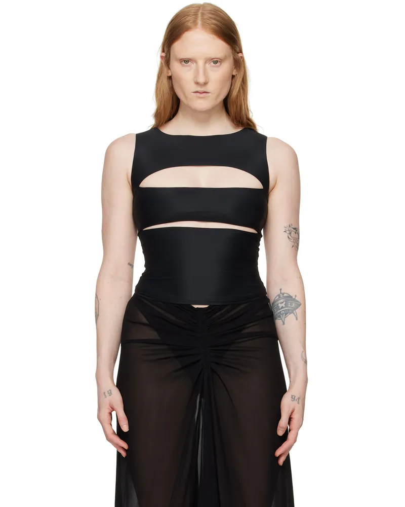 MISBHV Black Elena Tank Top Black