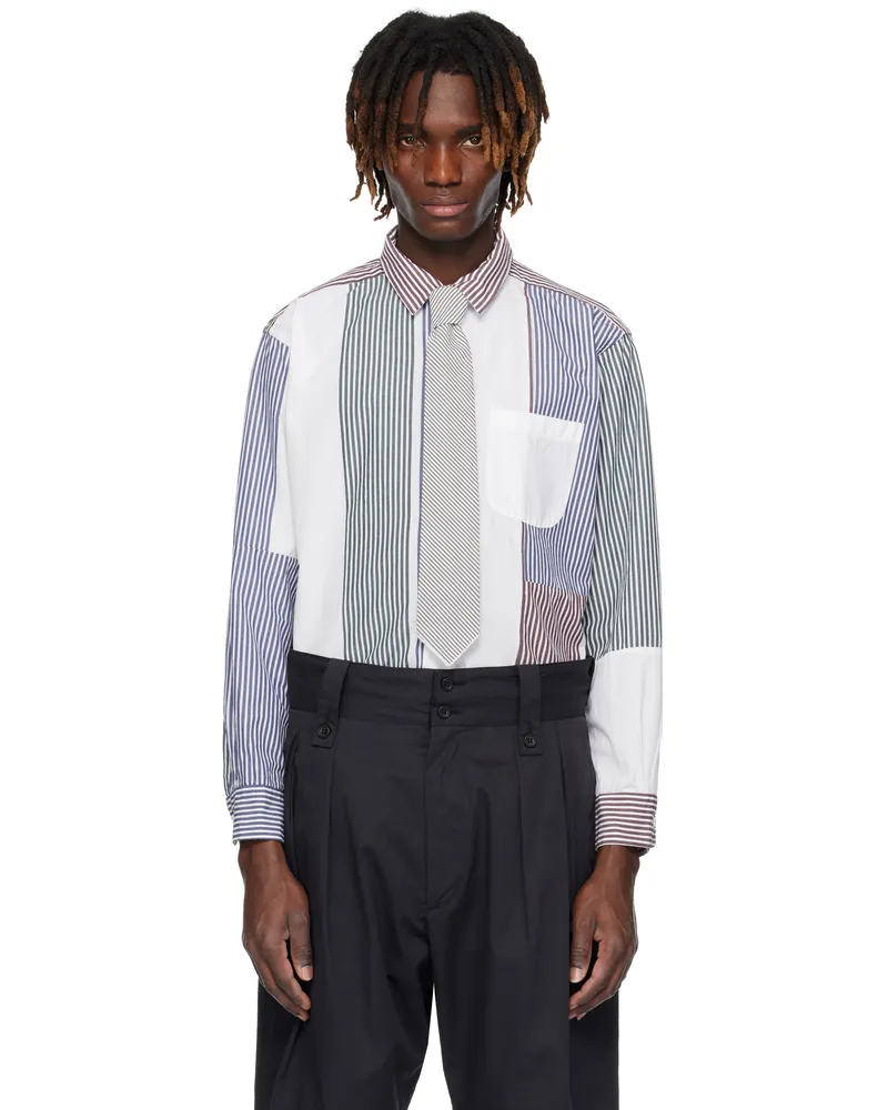 Engineered Garments Multicolor Short Collar Shirt Es068