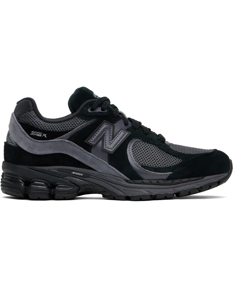 New Balance Black & Gray 2002R Sneakers Black
