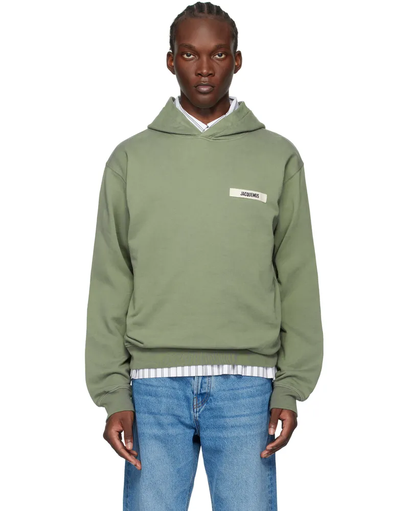 Jacquemus Green La Casa 'Le hoodie Gros Grain' Hoodie 512