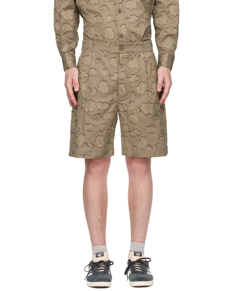 XENIA TELUNTS Brown Bini Shorts Brown