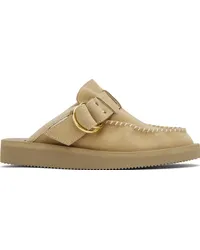 SUICOKE Beige LEMI-Sab Slip-On Loafers Beige