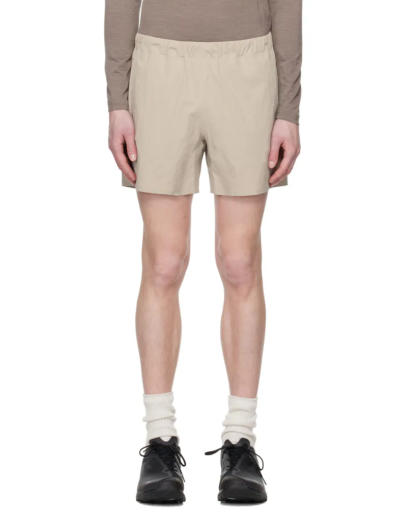 Arc'teryx Gray Argand Shorts Rune