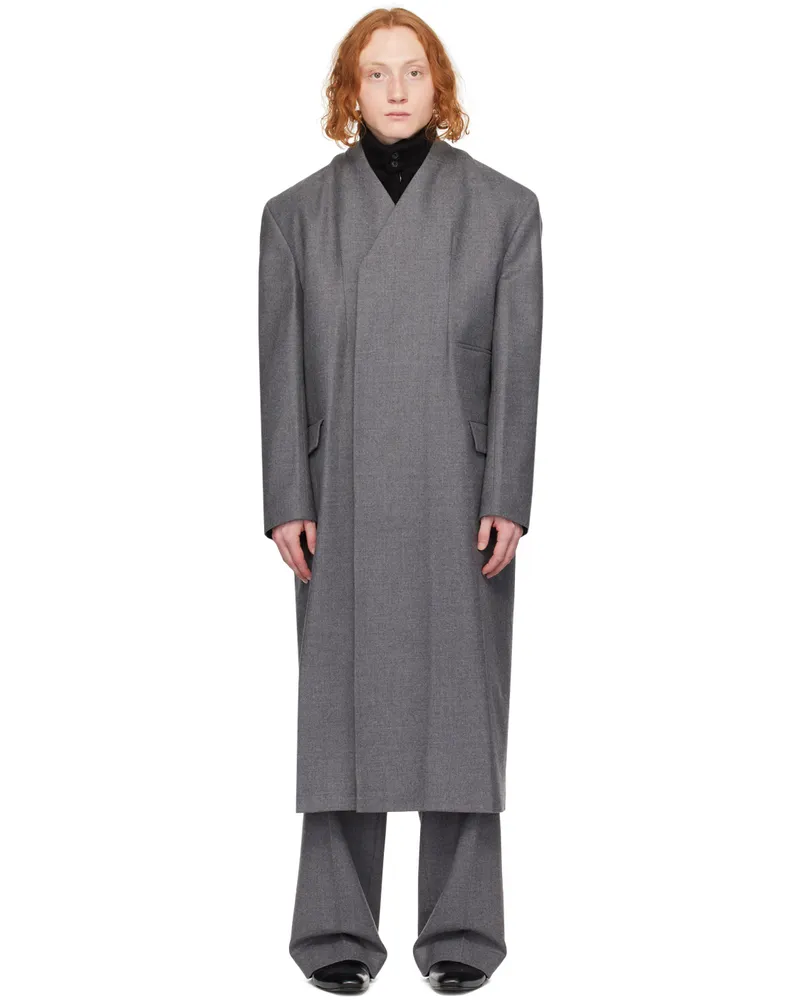 16ARLINGTON SSENSE Exclusive Gray Talone Coat Grey