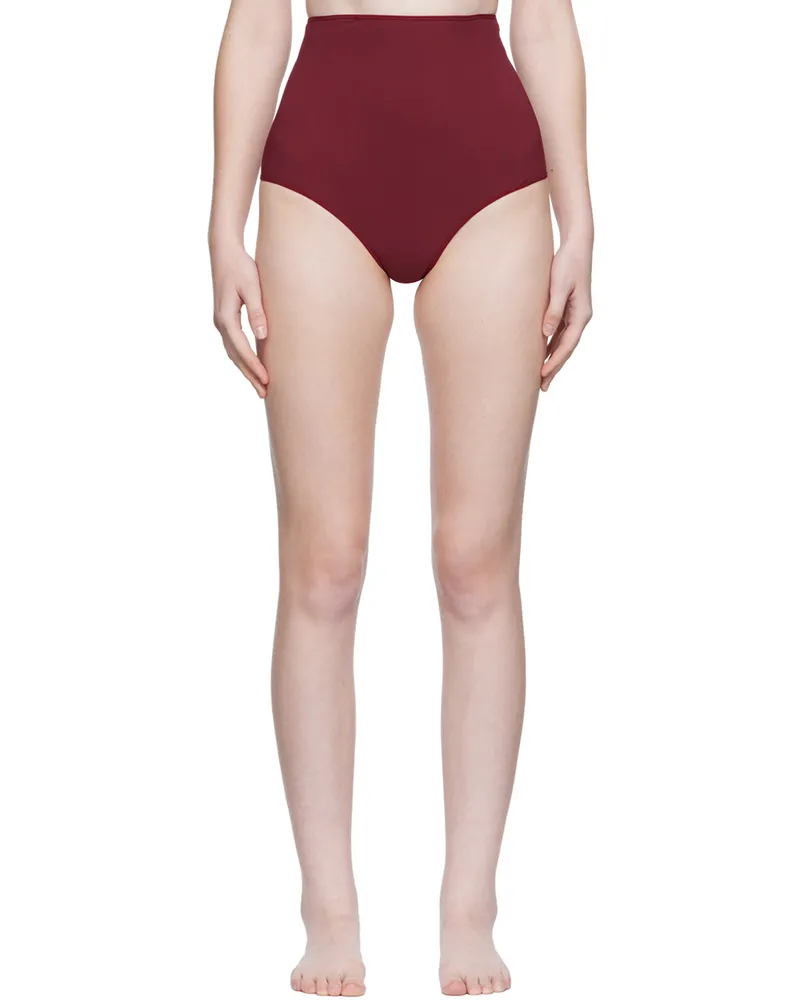 Nensi Dojaka SSENSE Exclusive Burgundy Briefs 4