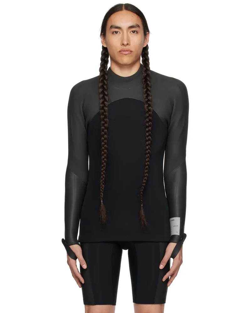 Dion Lee Haydenshapes by Dion Lee SSENSE Exclusive Black & Gray Top Black