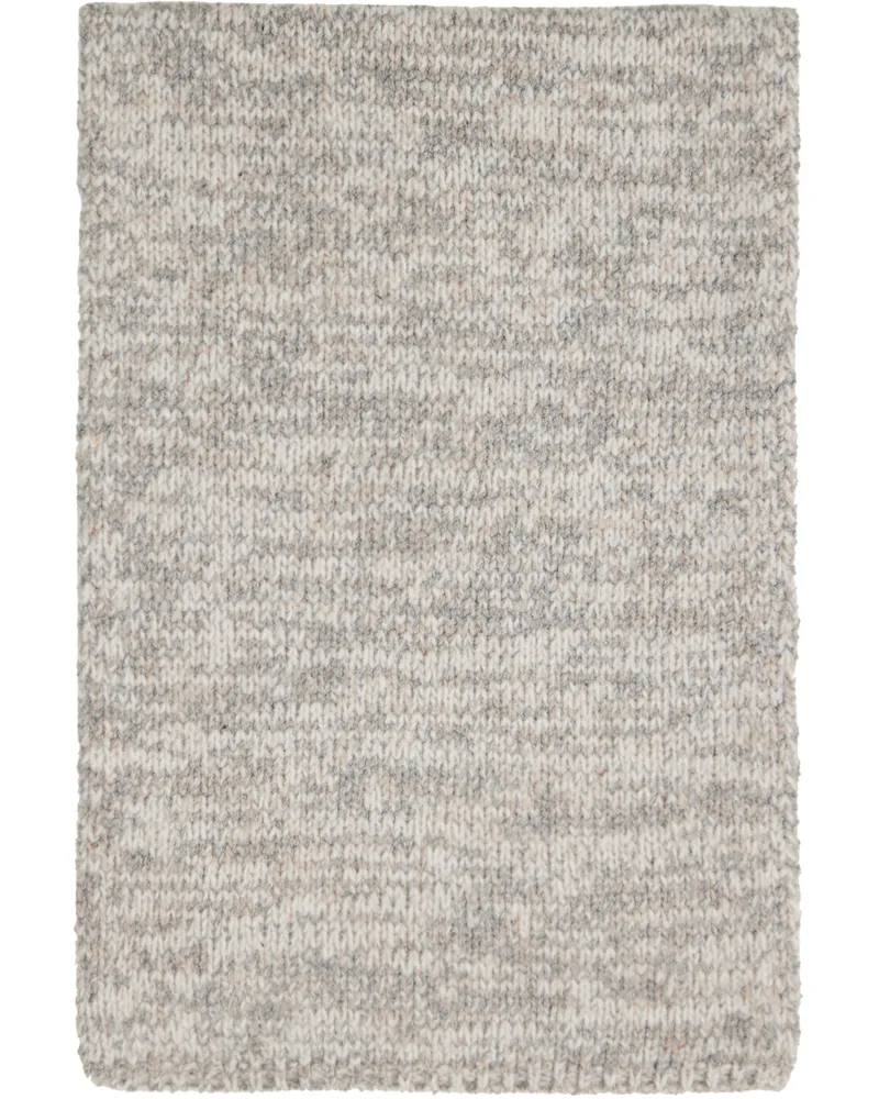 Joseph Gray Knit Scarf 0220