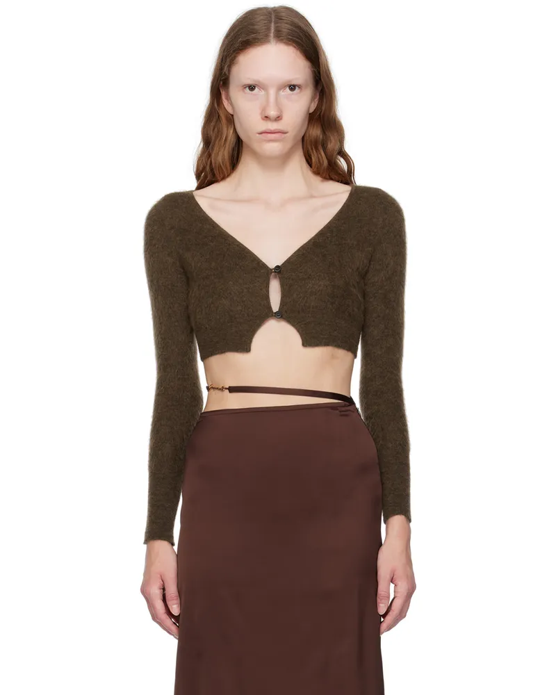 Jacquemus Brown Le Chouchou 'Le Cardigan Alzou' Cardigan 880