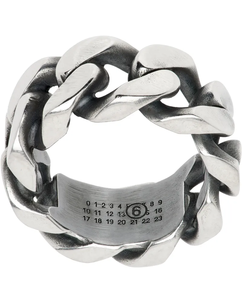 Maison Margiela Silver Numeric Ring 953