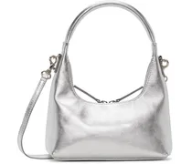Silver Mini Strap Bag