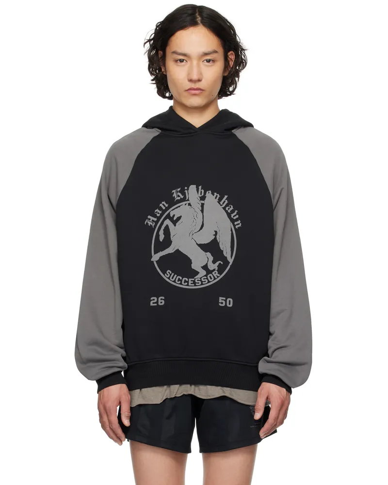 Han Kjøbenhavn Black 'Successor' Printed Hoodie Black