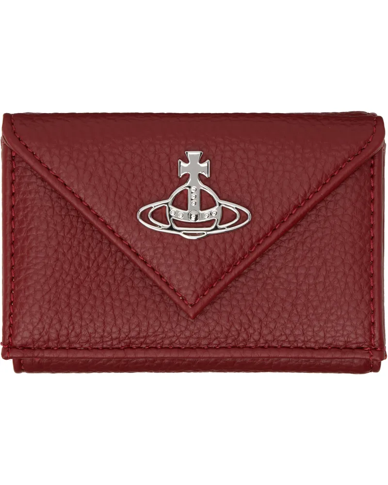 Vivienne Westwood Red Envelope Billfold Wallet Aw24-h407