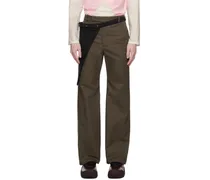 Brown Pouch Trousers