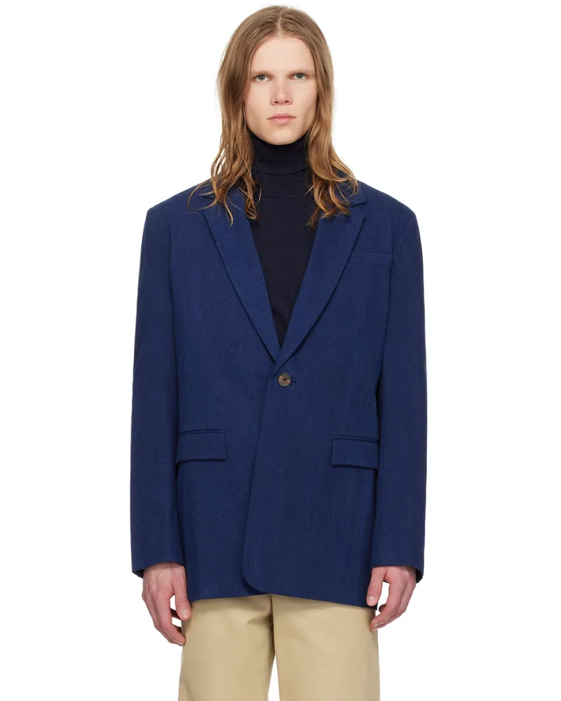 King & Tuckfield Indigo Classic Blazer Indigo