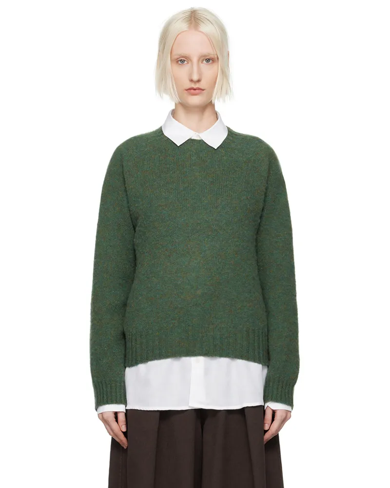 YMC Green Jets Sweater 30-green