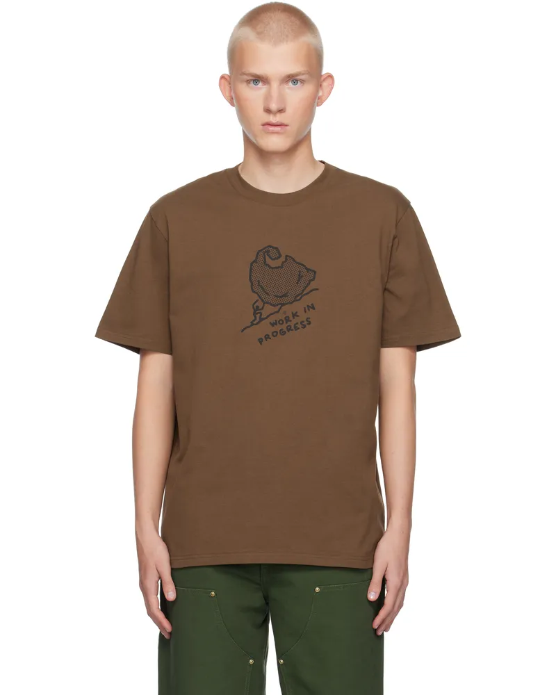 Carhartt WIP Brown Move On Up T-shirt 2f0xx