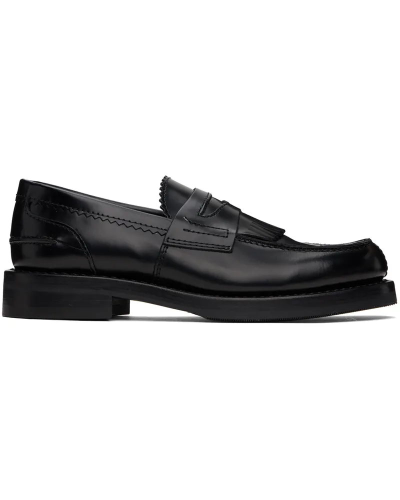 Our Legacy Black Fringed Loafers Black