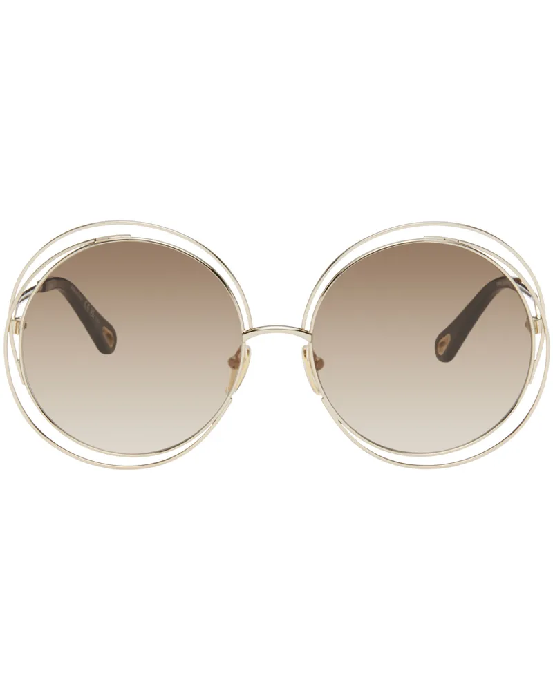 Chloé Gold Carlina Sunglasses 001