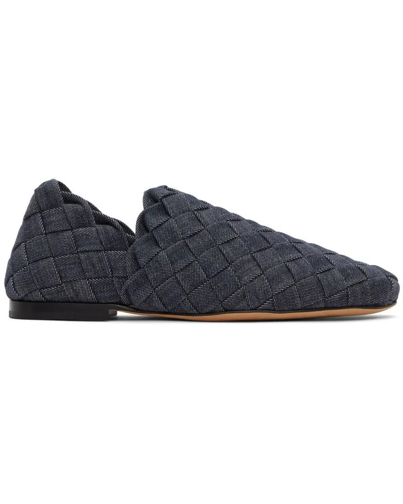 Bottega Veneta Indigo Mattelassé Denim Loafers 4245