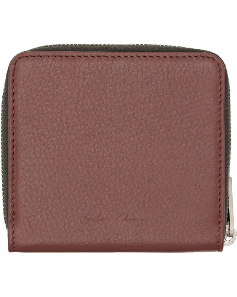Rick Owens Pink Concordians Zipped Wallet 13