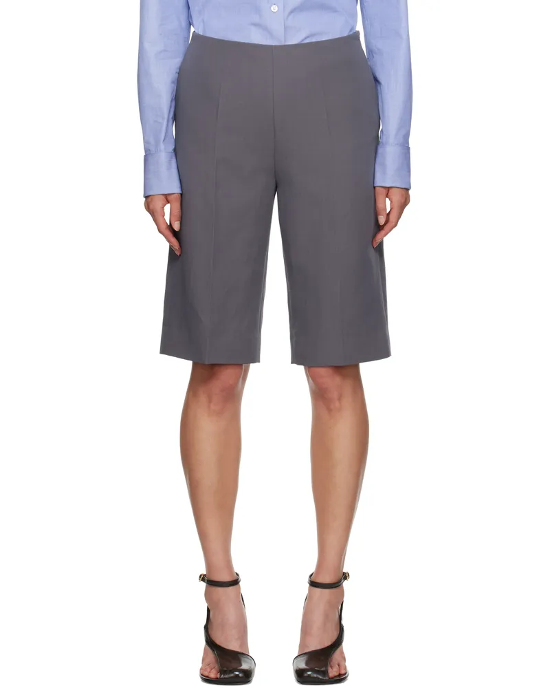 Dries van Noten Taupe Wool Shorts 811