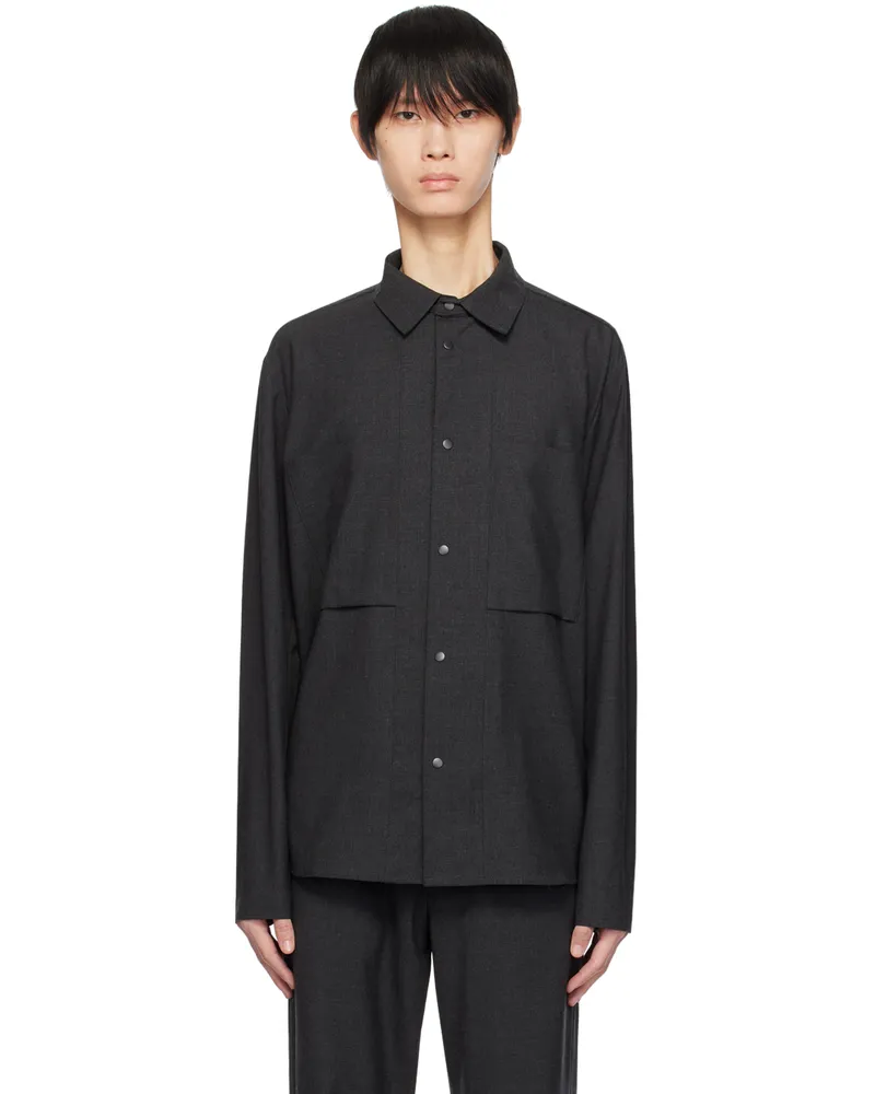 Norse Projects Gray Jens Jacket Charcoal