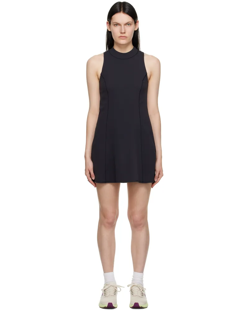 Outdoor Voices Black Bloom Minidress Black