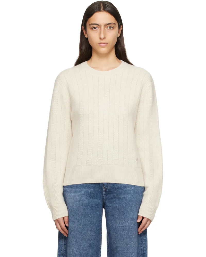 Rag & Bone Off-White Durham Sweater Ivory