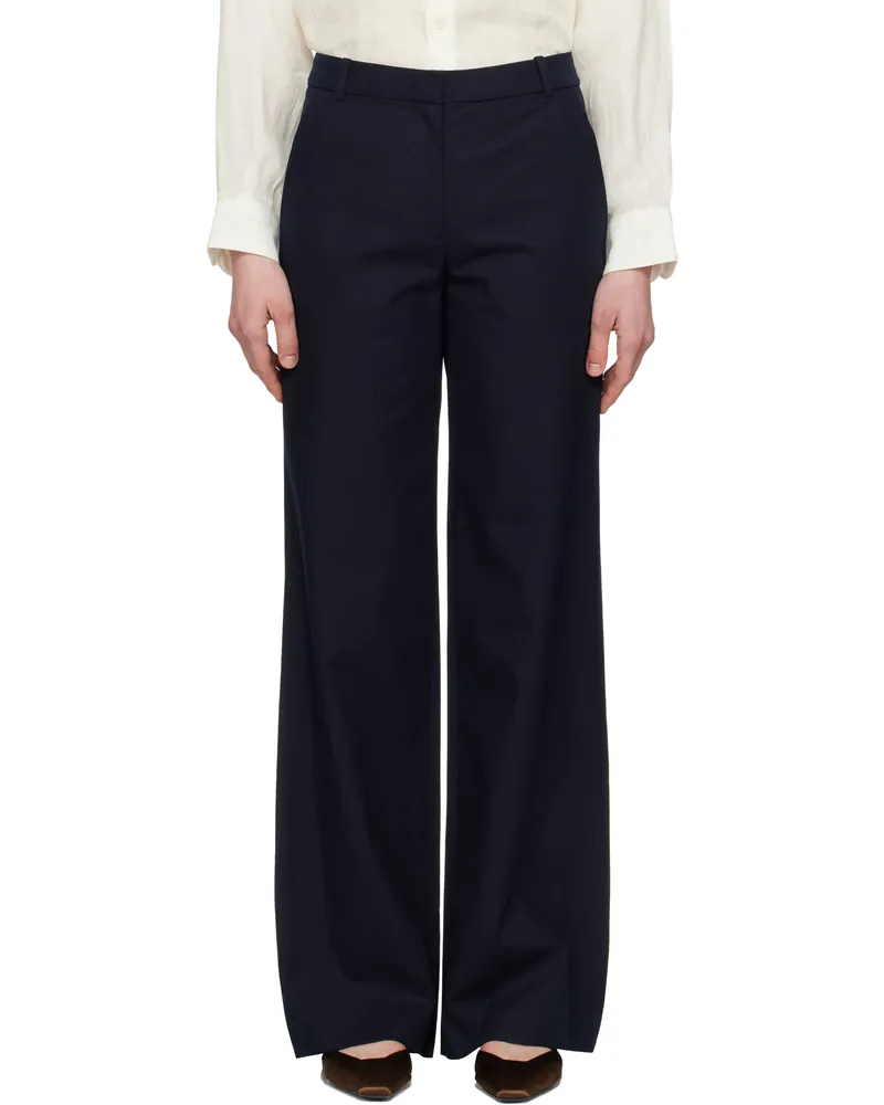 A.P.C. Navy Margaret Trousers Iak