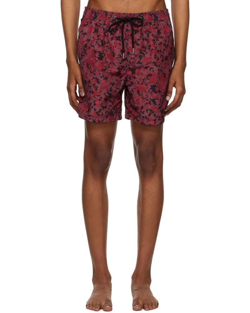 ksubi Red Digi Swim Shorts Assorted