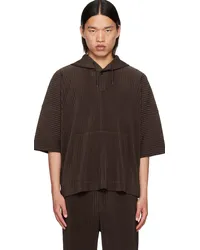 Issey Miyake Brown Monthly Color June Hoodie 47-dark