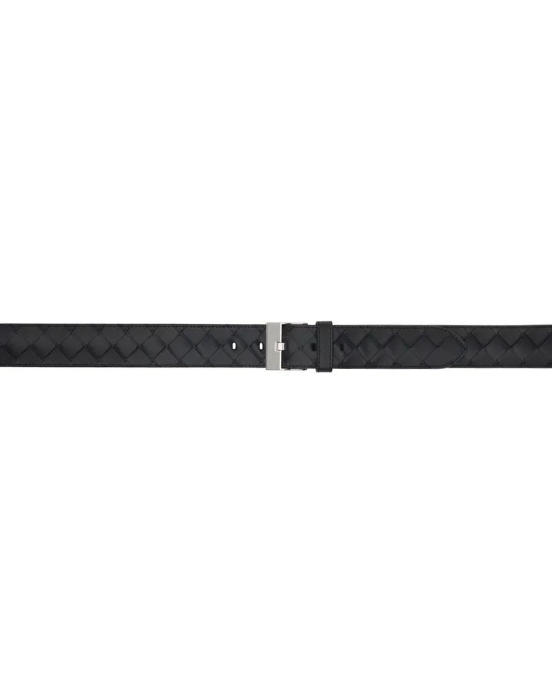 Bottega Veneta Black Intrecciato Watch Belt 8803