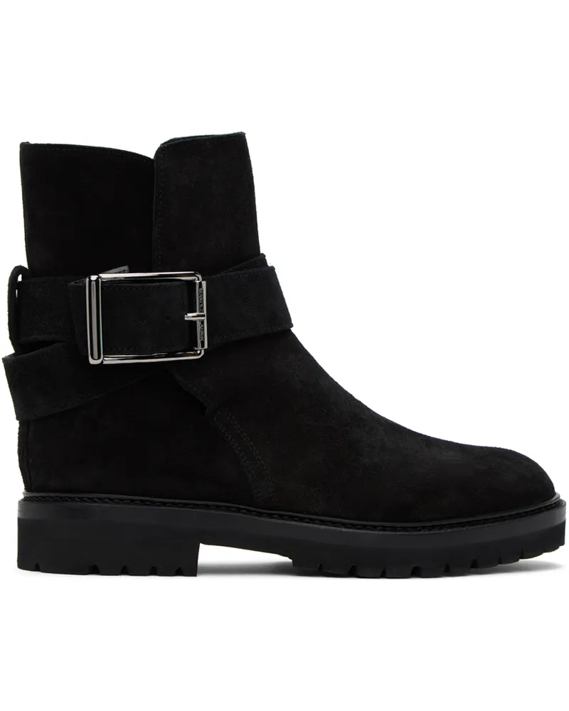 Manolo Blahnik Black Hather Boots Blck(0015)