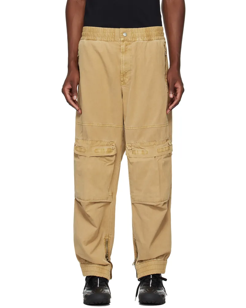 Diesel Tan P-Beeck Cargo Pants 7bd